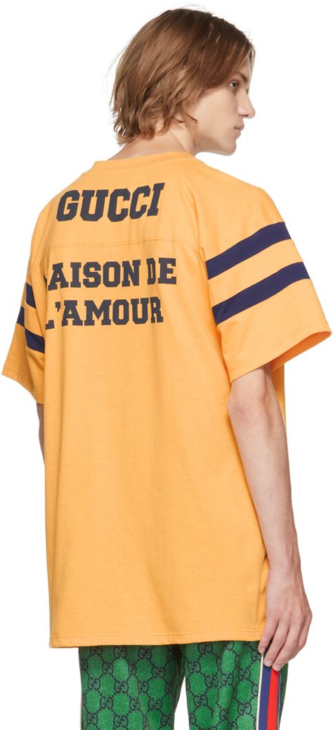 gucci l'aveugle par amour t shirt yellow|Gucci 1921 Gucci/L'Aveugle Par Amour' T.